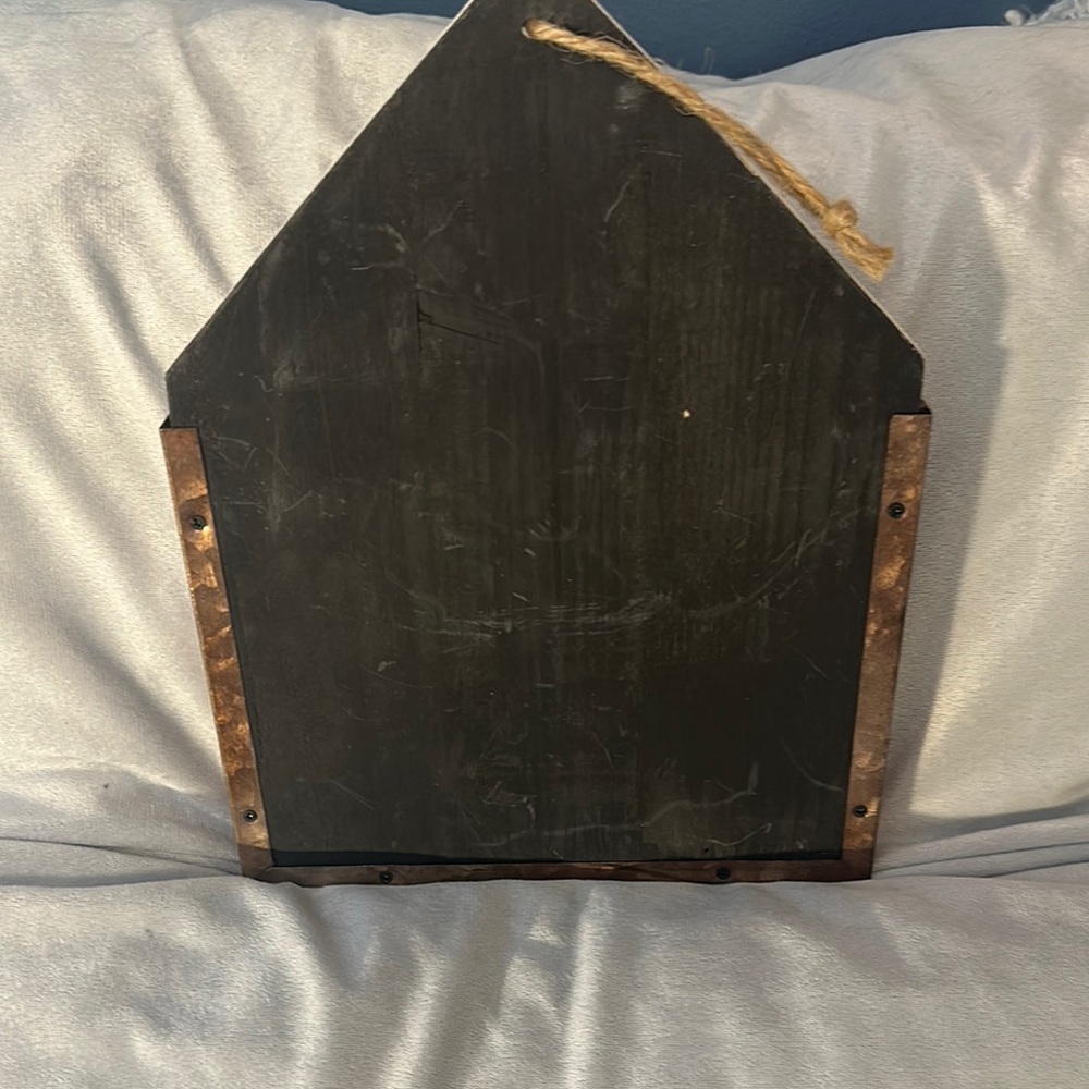 Copper Envelope Wall Decor with Home Sign attached. - Picture 4 of 6